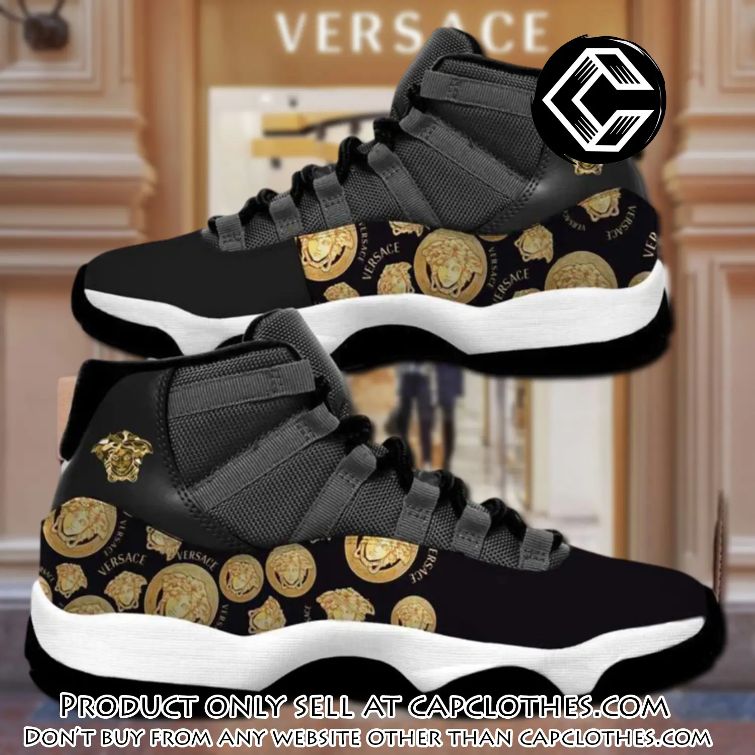 Luxury gianni versace air jordan 11 sneakers shoes hot  gifts for men women cc4012532